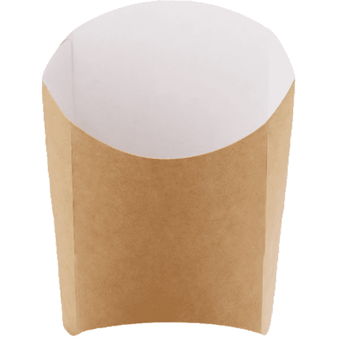 Коробка для картофеля фри 120 г КРАФТ 126*50*135 мм OSQ FRY L
