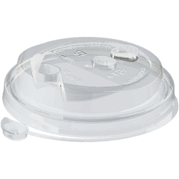 Крышка для бумажного стакана D-80 мм ПРОЗРАЧНАЯ глянцевая Hide Флип-топ К