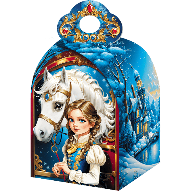 Коробка бумажная для конфет 1,5 кг КАЙ И ГЕРДА