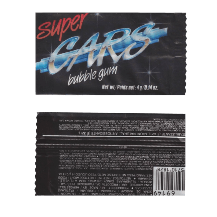Жевательная резинка Super Сar 6 г (48 шт.упак) Жевательная резинка Super Сar 6 г (48 шт.упак)