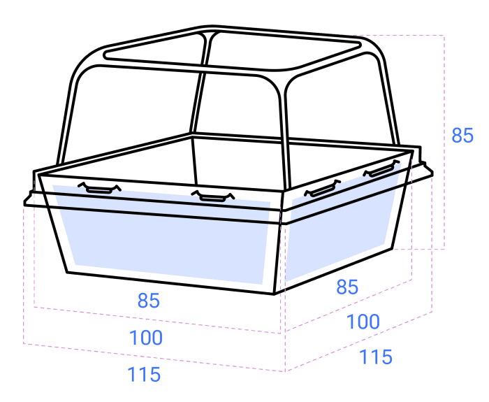 Контейнер бумажный универсальный 300 мл 85*85*85 мм SMART PACK Dome Lid БЕЛЫЙ + крышка ForGenika купольная КОМПЛЕКТ! Контейнер бумажный универсальный 300 мл 85*85*85 мм SMART PACK Dome Lid БЕЛЫЙ + крышка ForGenika купольная КОМПЛЕКТ!